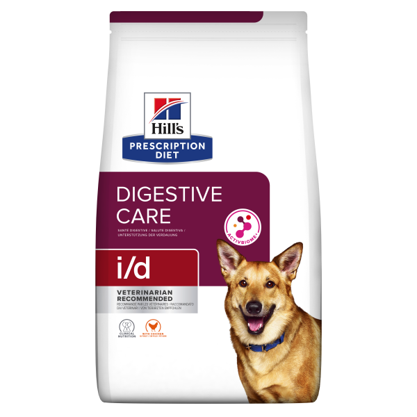 Hill's PRESCRIPTION DIET i/d Digestive Care AB+ - лечебна суха храна за кучета с храносмилателни разстройства и за възстановяване, с пилешко