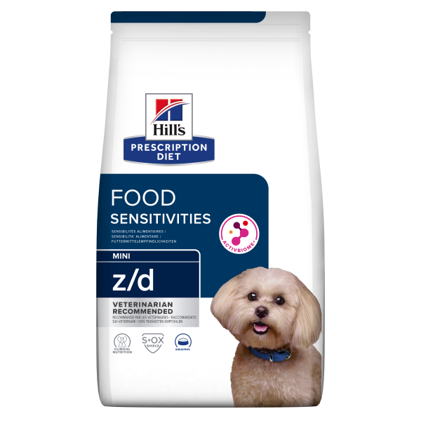 Hill's PRESCRIPTION DIET z/d Mini Food Sensitivities – лечебна суха храна за мини кучета с хранителни алергии