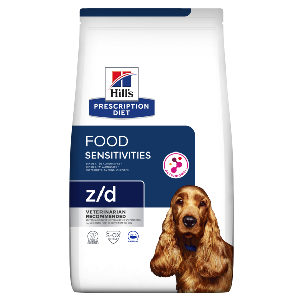 Hill's PRESCRIPTION DIET z/d Food Sensitivities AB+ - лечебна суха храна за кучета с хранителни алергии