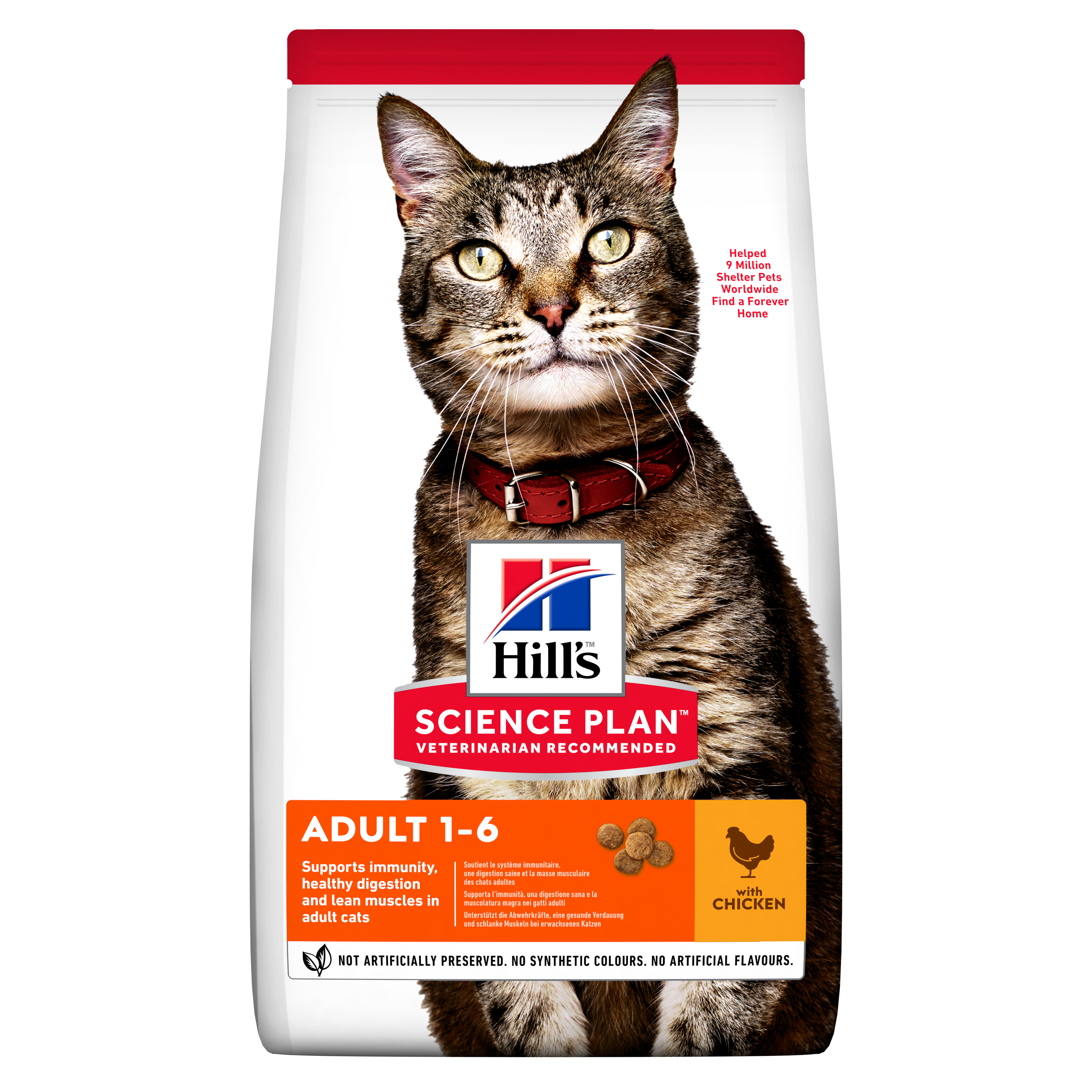 SP Feline Adult Chicken Dry 604057 3D Full Front EU