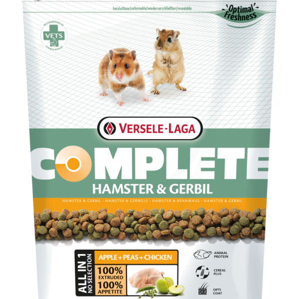 Versele Laga Hamster & Gerbil Complete – пълноценна храна за хамстери и джербили.
