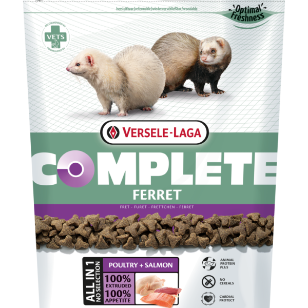Versele Laga Ferret Complete – пълноценна гранулирана храна за порчета.