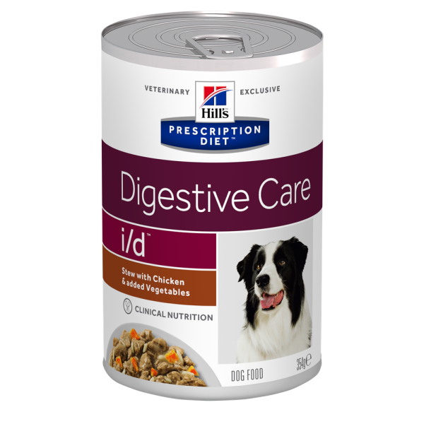 Prescription Diet i/d задушено с пилешко и зеленчуци – При повръщане, диария или възстановяване от операция