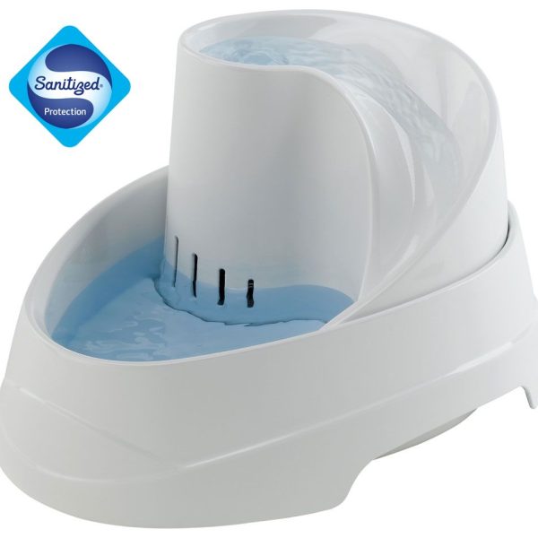 Ferplast Vega – антибактериален фонтан за вода за котки и малки породи кучета