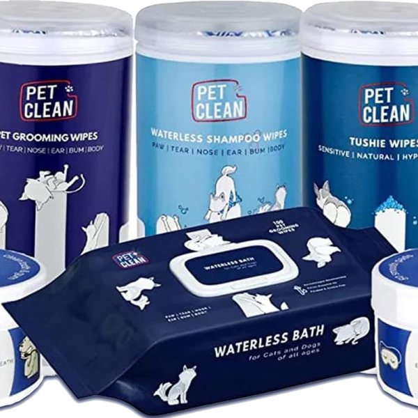 PET CLEAN Pet Wipes for Dogs & Cats  - Кърпи за почистване и дезинфекция с натурални хипоалергенни съставки и алое, за кучета и котки